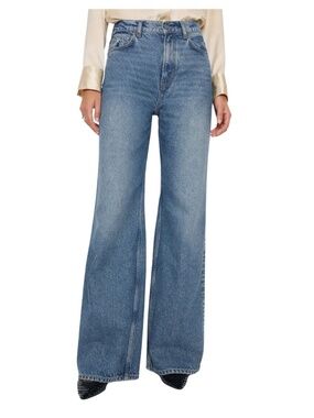 REFORMATION Cary High Rise Slouchy Wide Leg Jeans SIZE 27